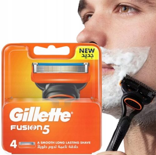  Gillette Fusion5 Fusion Replacement Razor Blades 4 pcs