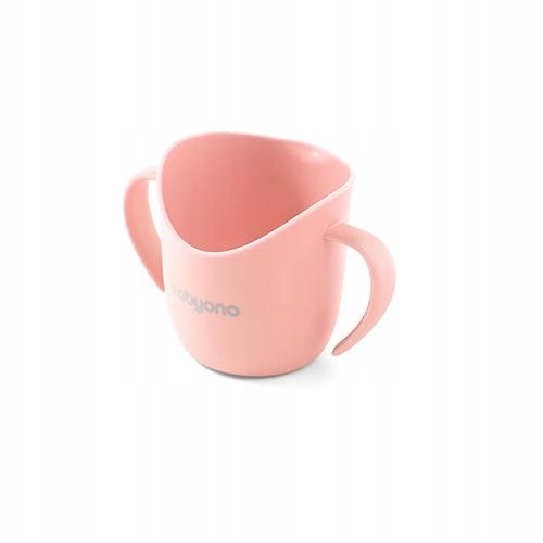  Ergonomic training cup FLOW Babyono 1463/07 peach