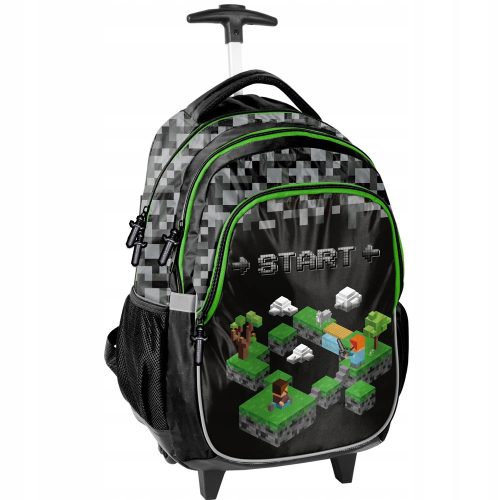 New Collection! Minecraft Trolley School Backpack with Wheels