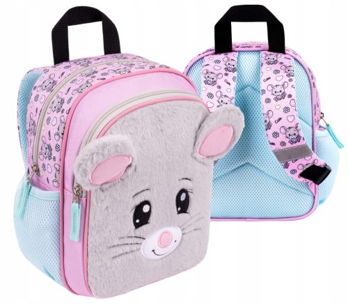 Bambino Premium "Furry Graphic" School and Excursion Backpack