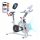  JASPORT S3 - Smart indoor exercise bike, compatible with Kinomap and Zwift, white