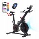  JASPORT S3 - Smart indoor exercise bike, compatible with Kinomap and Zwift, black