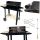  PORTABLE GARDEN CHARCOAL GRILL WITH 2 SHELVES ON WHEELS BBQ 1012
