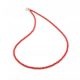  Necklace red CORAL natural balls 3mm 60CM