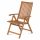  Fieldmann garden chair, brown wood