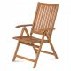  Fieldmann garden chair, brown wood