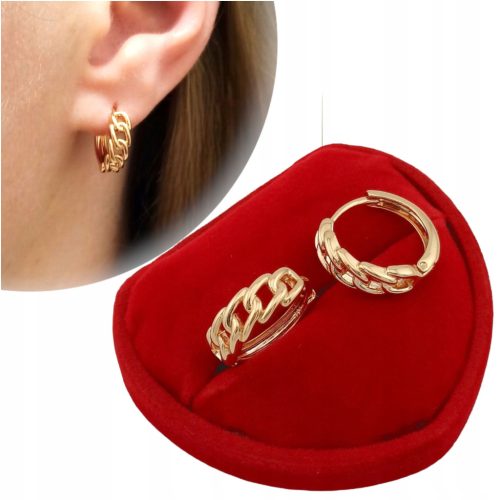  Gold Chain Hoop Earrings Everyday Earrings for Women