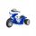  Chopper Battery Motor Blue + 3 Wheels + Sounds + LED Lights