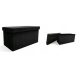  Upholstered stool. Black contrast