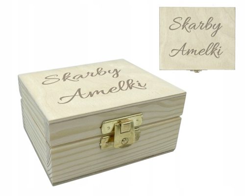  Wooden box casket with ENGRAVING gift