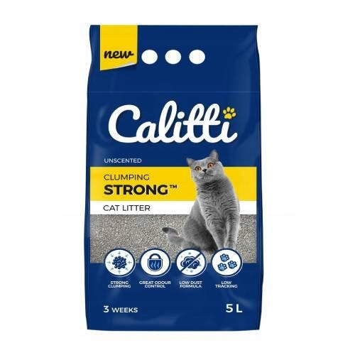  Calitti Strong Unscented 5l - bentonite litter