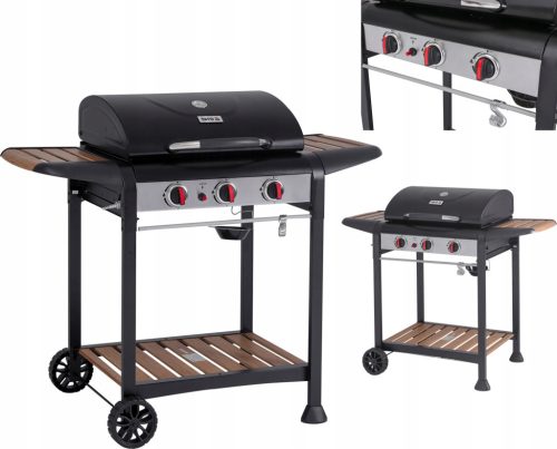  YATO GAS GRILL 3 BURNERS 9KW YG-20009