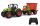  REMOTE CONTROLLED TRACTOR WITH SEED DRILL MOVABLE RUBBER ELEMENTS RC WHEELS