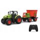  REMOTE CONTROLLED TRACTOR WITH SEED DRILL MOVABLE RUBBER ELEMENTS RC WHEELS