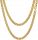  WIDE MEN'S CHAIN GOLD PANCERKA CHAIN 6 MM 60 CM DIAMOND