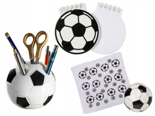  FOOTBALL SET, TOOL BOOK, NOTEBOOK, TOWEL, FOOTBALL FOR SPORTS FAN