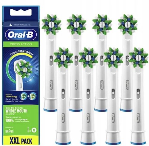  ORAL-B Pro Cross toothbrush head (8 pcs.)