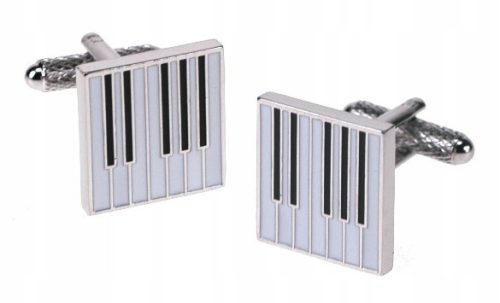  Cufflinks Piano Keys Gift for Musician Onyx Art Lonon