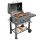  Large garden charcoal grill with ADJUSTMENT and cover CAST IRON GRATE Mega-M