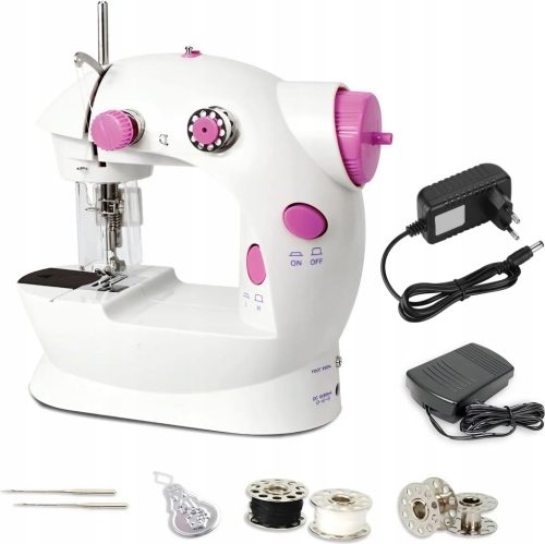  REAL CHILDREN'S SEWING MACHINE with FINGER COVER + THREAD NEEDLE 2024