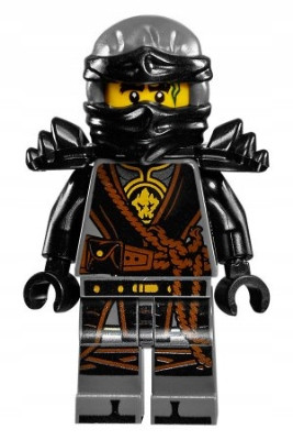  NEW LEGO Ninjago Figure: COLE - Hands of Time, Black Armor njo280 from 70623