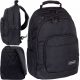 Multi-Compartment Youth School Backpack Black Head Astra
