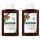 Klorane Quinine & Organic Edelweiss Shampoo for Thinning Hair, 400ml Dual Pack