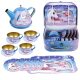  TEA SET IN SUITCASE UNICORN JUG TRAY SAUCERS CUPS