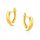  GOLD EARRINGS FOR A GIRL GOLD 333 COMMA ON AN ENGLISH EARRING