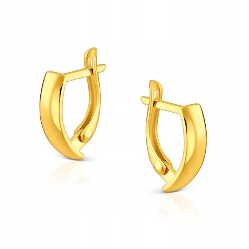  GOLD EARRINGS FOR A GIRL GOLD 333 COMMA ON AN ENGLISH EARRING