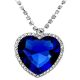  HEART OF THE OCEAN NECKLACE - TITANIC SWAROVSKI SILVER