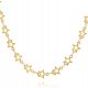  Choker necklace star stars made of gold-plated surgical steel 316l