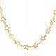  Choker necklace star stars made of gold-plated surgical steel 316l