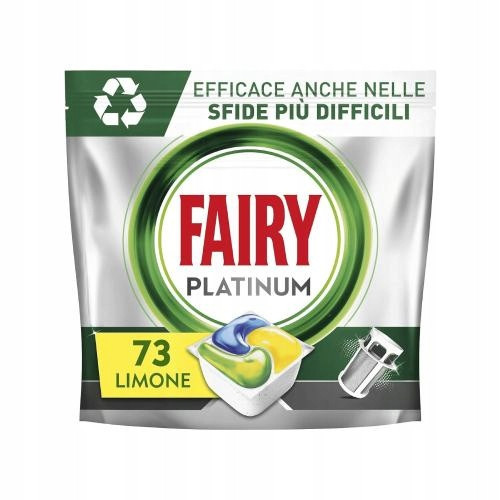  Fairy Platinum Lemon Dishwasher Tablets 73pcs