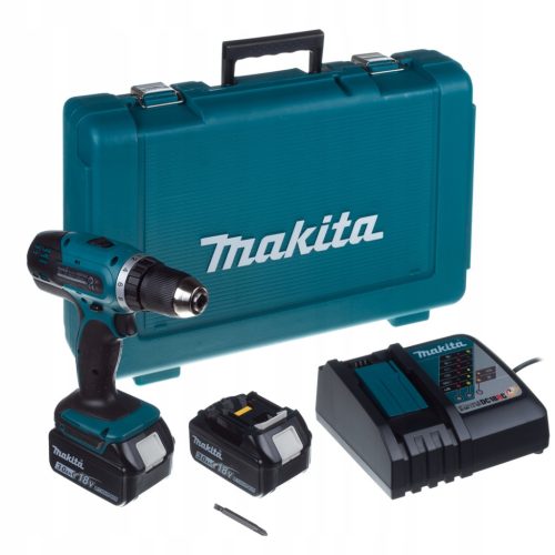  Makita screwdriver, battery-operated 18 V DDF453RFE