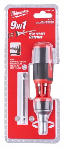  Milwaukee 9in1 ratchet screwdriver