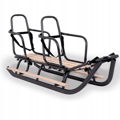  SLED DUO Twin with backrest and footrest