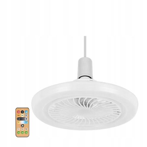  VENTILATEUR DE PLAFOND E27 Silencieux compact avec télécommande