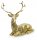  GOLDEN REINDEER LYING H11CM DECORATION GIFT