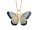  Gold 585 Blue Butterfly Pendant Butterfly