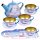  LARGE TEA SET UNICORN TRAY SAUCERS CUPS KITCHEN SET