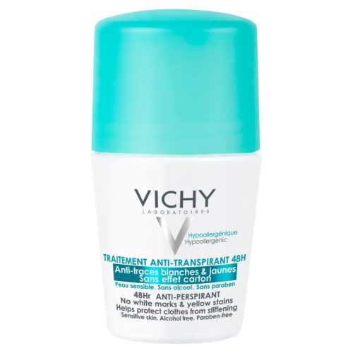 Vichy 48-Hour Non-Staining Roll-On Antiperspirant, 50 ml