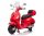  Battery operated children's electric motorbike Vespa GTS Super Red Milly Mally