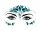  FACE STICKERS 3D CRYSTALS SELF-ADHESIVE YT36