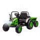  Milly Mally Battery-powered vehicle Tractor with trailer Farmer Green