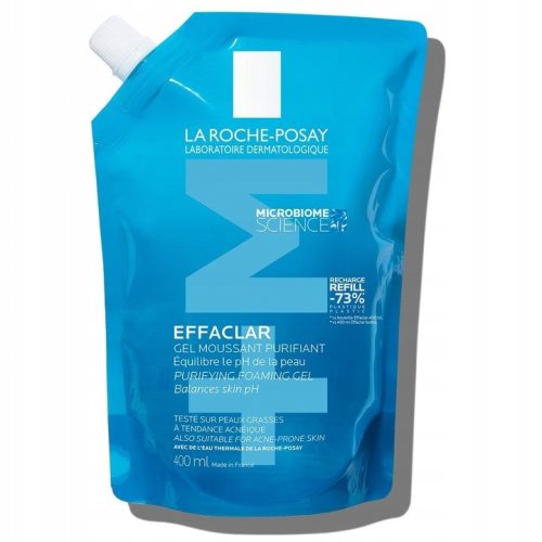 La Roche-Posay Effaclar Purifying Gel for Oily Sensitive Skin, 400ml Refill