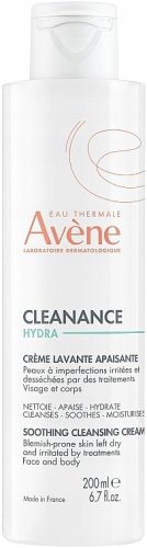 Avene Cleanance Hydra Soothing Cream - Gentle Skin Cleanser 40ml