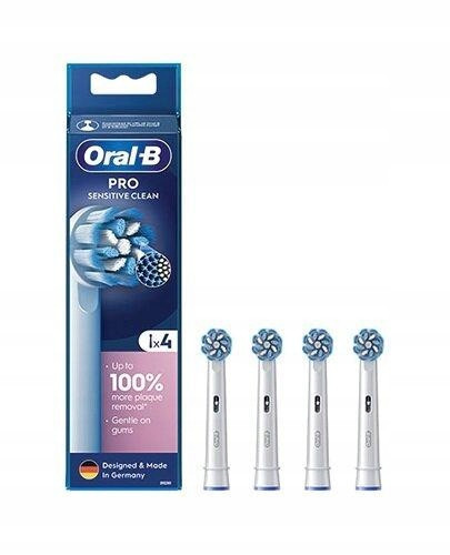  ORAL B PRO SENSITIVE CLEAN TIPS 4 BRUSHES