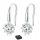  925 Silver Earrings With Cubic Zirconia Silver Studs Women's