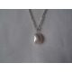  NATURAL PEARL NECKLACE SILVER CHAIN SET